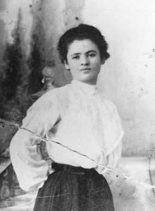 Clara Lemlich circa 1910 - from the collection of the ILGWU